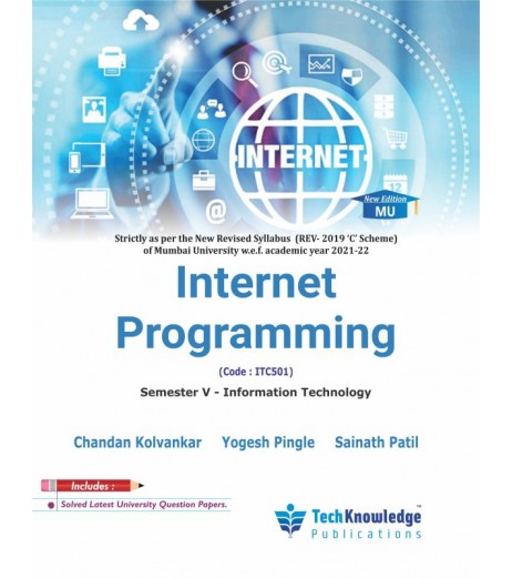 Internet Programming Third Year Sem 5 IT Engg Techknowledge Publication | Mumbai University